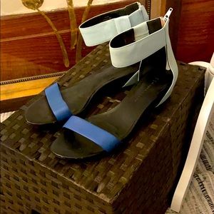 H by halston color block sandals